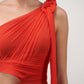Cut-Out One shoulder Gown