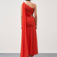 Cut-Out One shoulder Gown