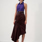 Halter Colour blocking dress
