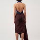 Halter Colour blocking dress