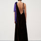 Draped Column Gown