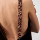 Draped Column Gown