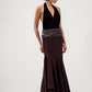 Embellished Peplum Dress
