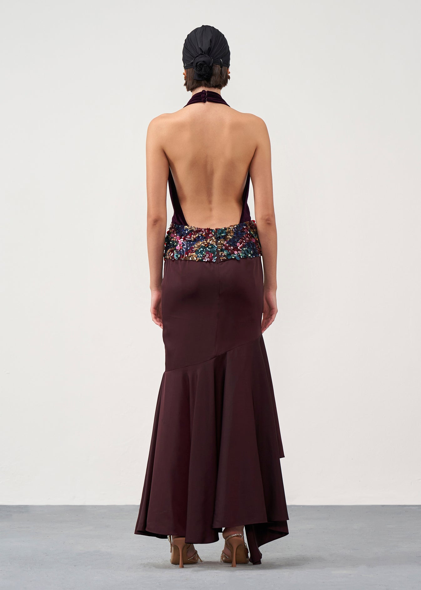 Embellished Peplum Dress
