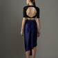 Draped Satin Skirt