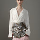 Beaded Skirt With Feathers