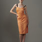 Midi Dress With Contrast Strapes
