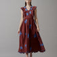 Scalloped Floral Embriodered Dress