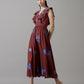 Scalloped Floral Embriodered Dress