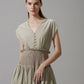 Smocked Midi Dress