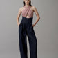Drapped Flared Jumpsuit