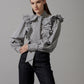 Pussy Bow Blouse With Ruffles