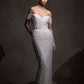 Crystal Cascade Gown