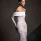 Pearl Reverie Off-Shoulder Gown