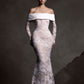 Pearl Reverie Off-Shoulder Gown