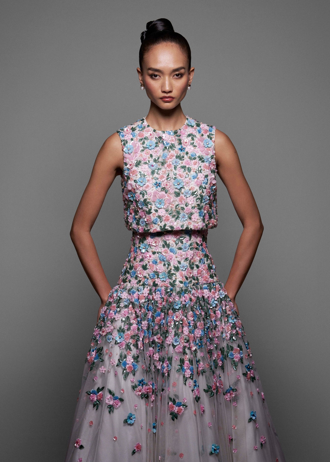 Blossom Reverie Evening Dress