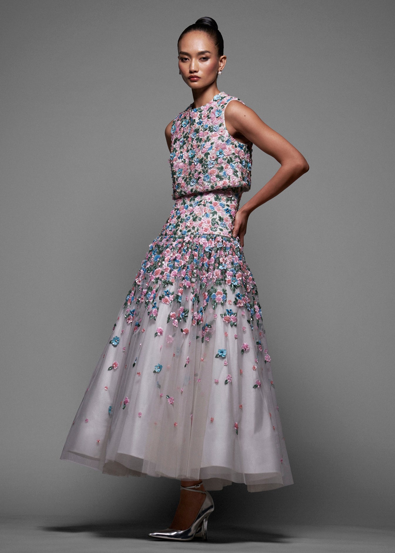 Blossom Reverie Evening Dress