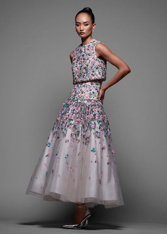 Blossom Reverie Evening Dress