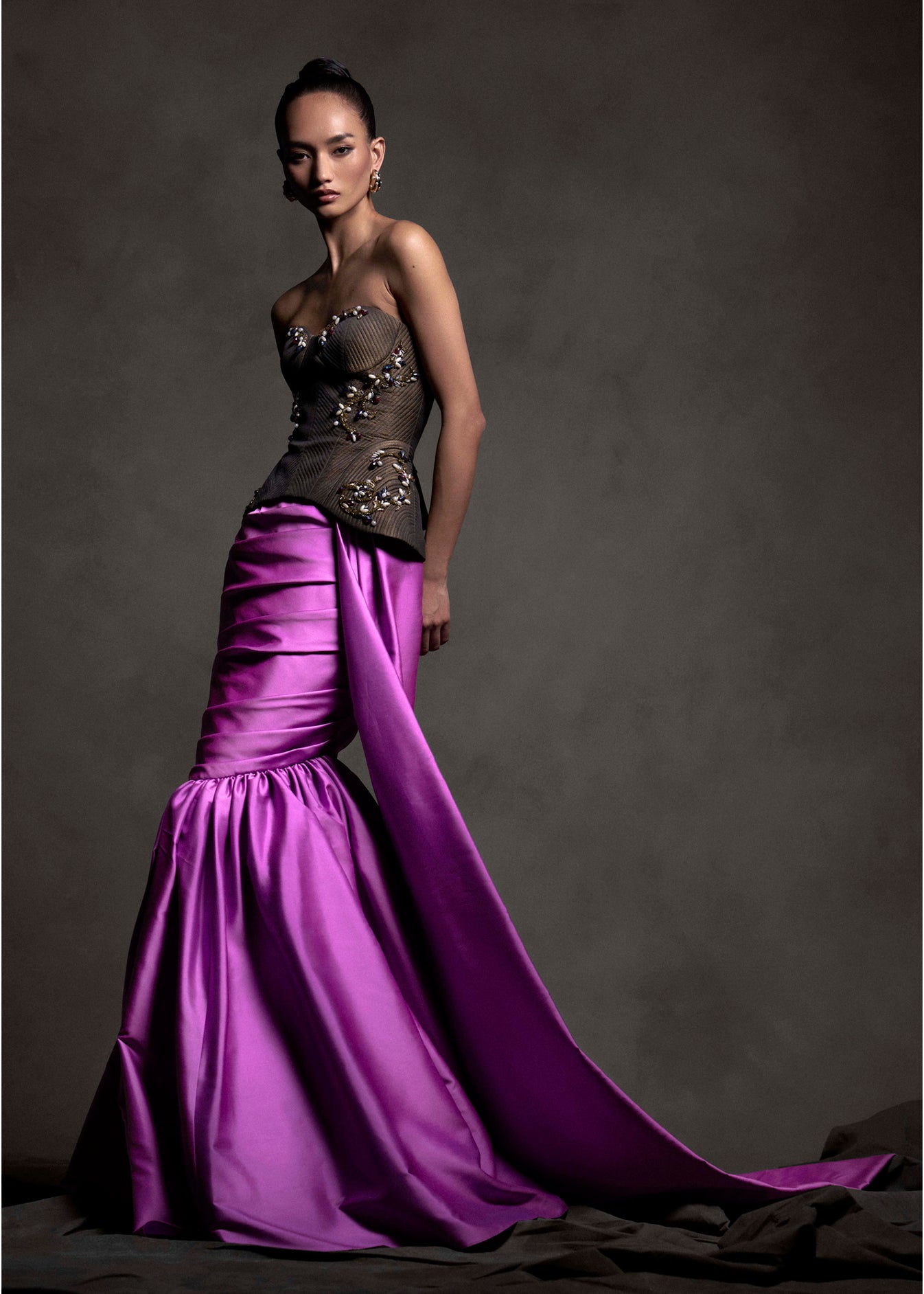 Orchid Corset Set