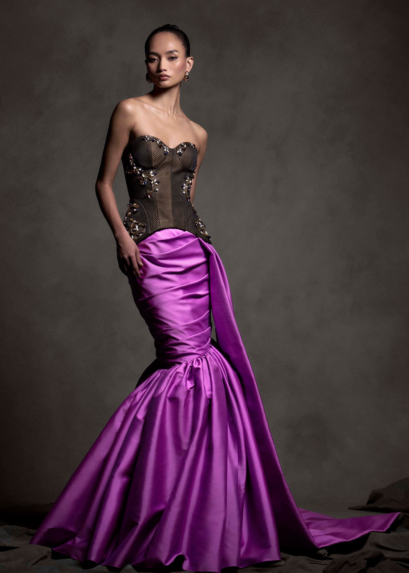 Orchid Corset Set