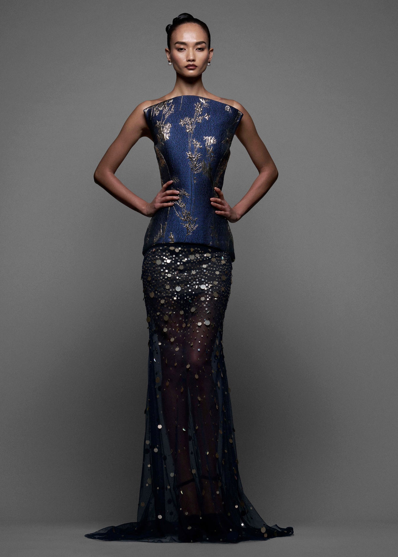 Midnight Constellation Corset Set
