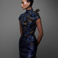 Embellished Jacquard Gown