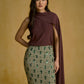 Embroidered Pencil Skirt
