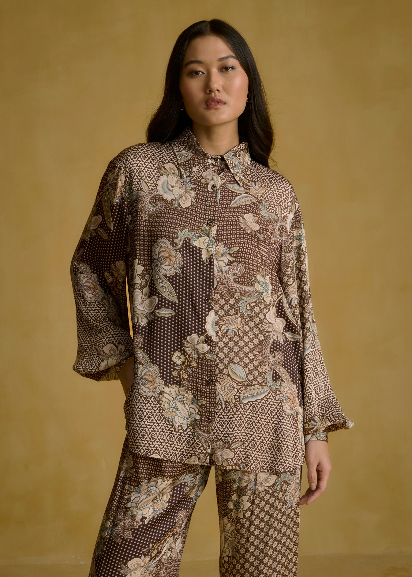 Printed Floral Shirt