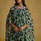 Forest Bloom Cape Gown