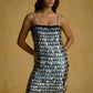 Steel Blue Sequin Mini