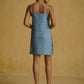Steel Blue Sequin Mini