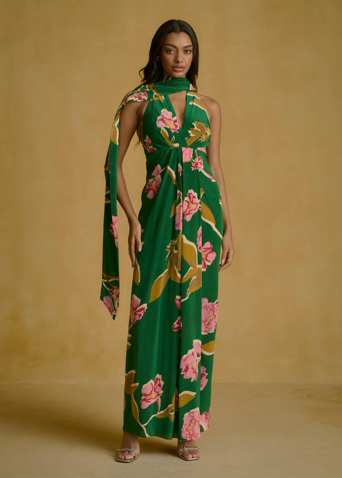 Floral Scarf Dress