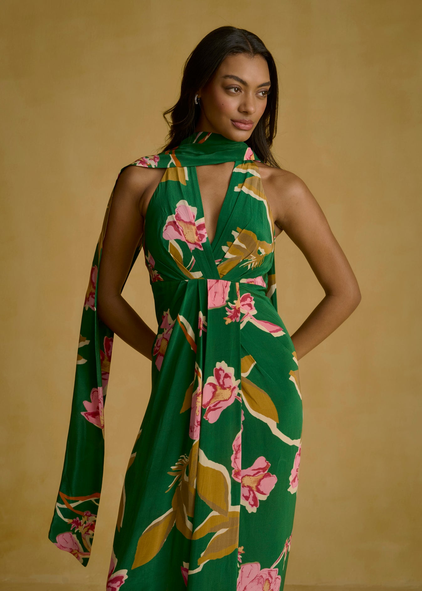 Floral Scarf Dress