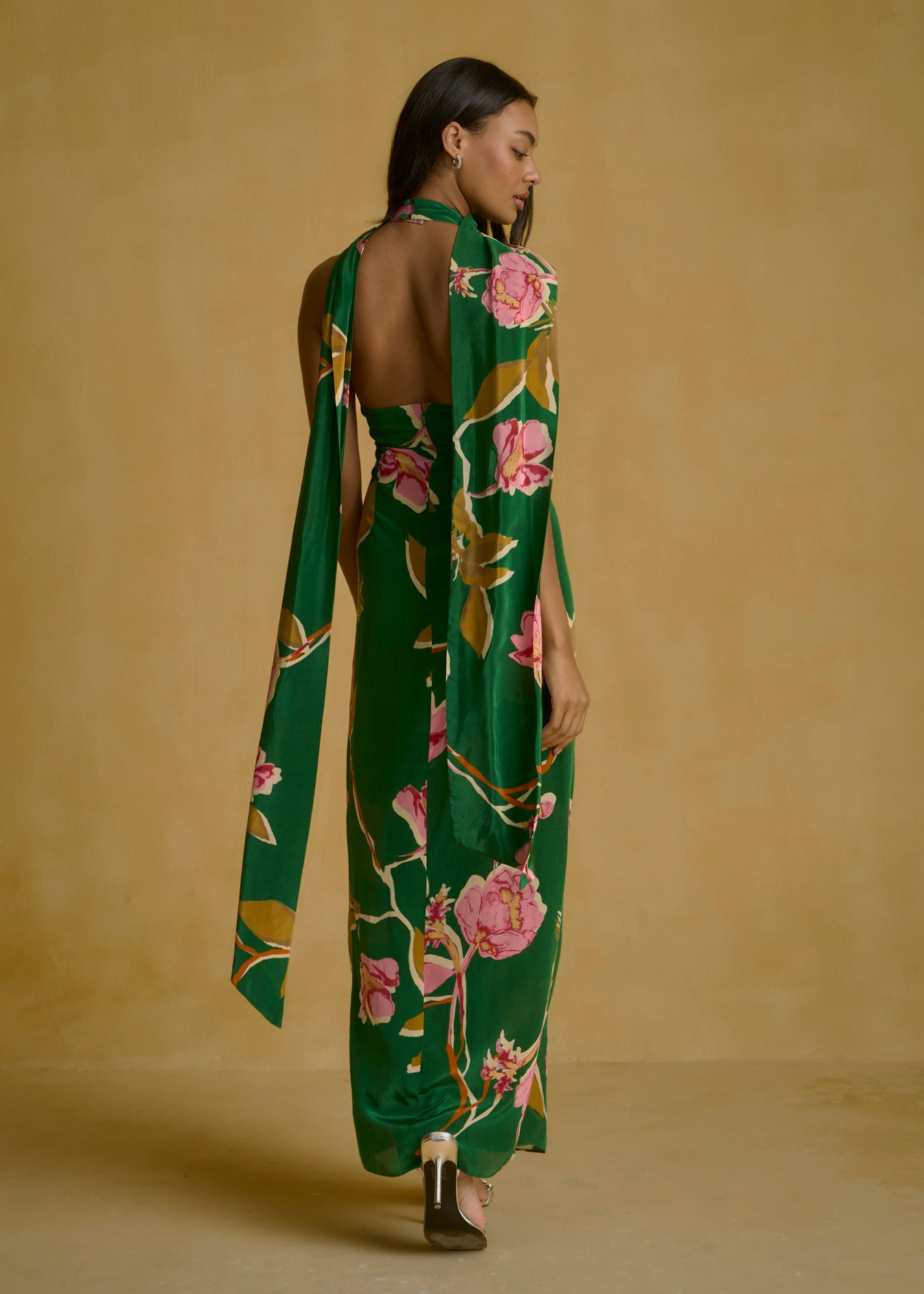 Floral Scarf Dress