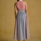 Halterneck Ghingham Midi Dress