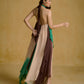 Asymmetrical Layered Halter Dress