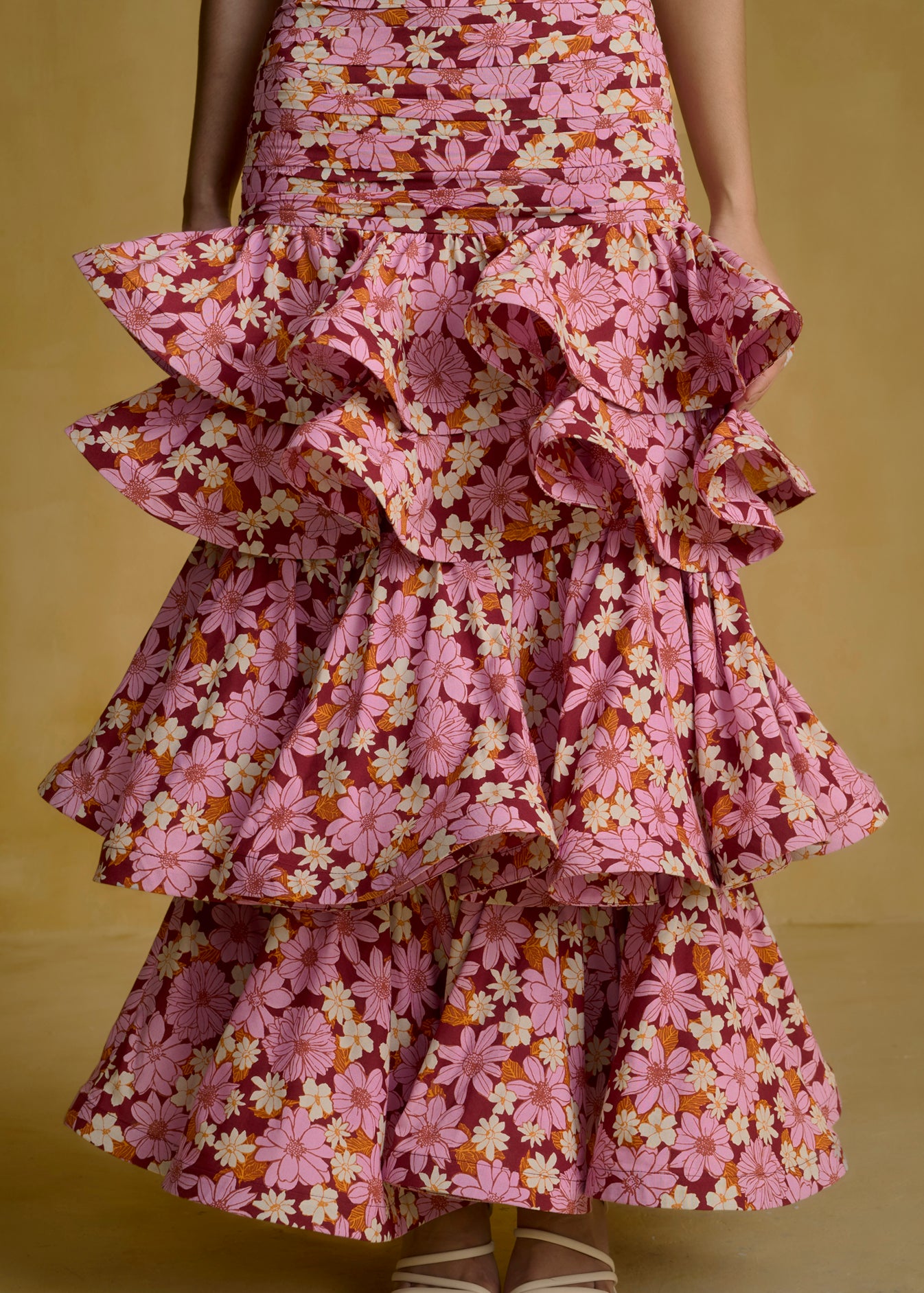 Floral Ruffle Tiered Maxi Dress