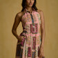 Printed Halter-Neck Maxi Dress