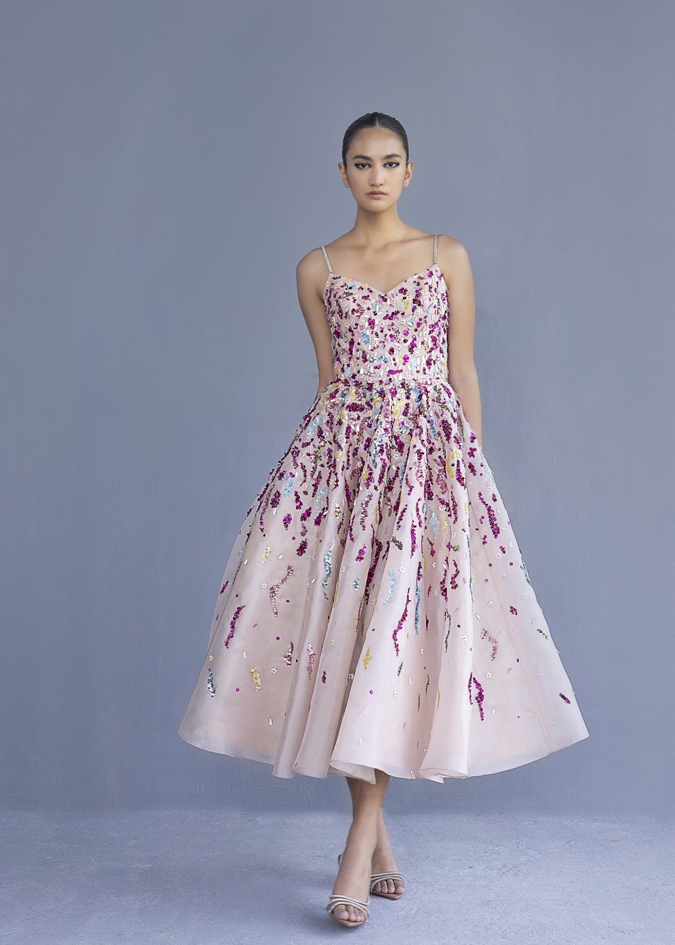 Organza Beaded Dress – ATSU
