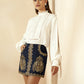 Embroidered Mini Skirt