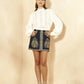 Embroidered Mini Skirt
