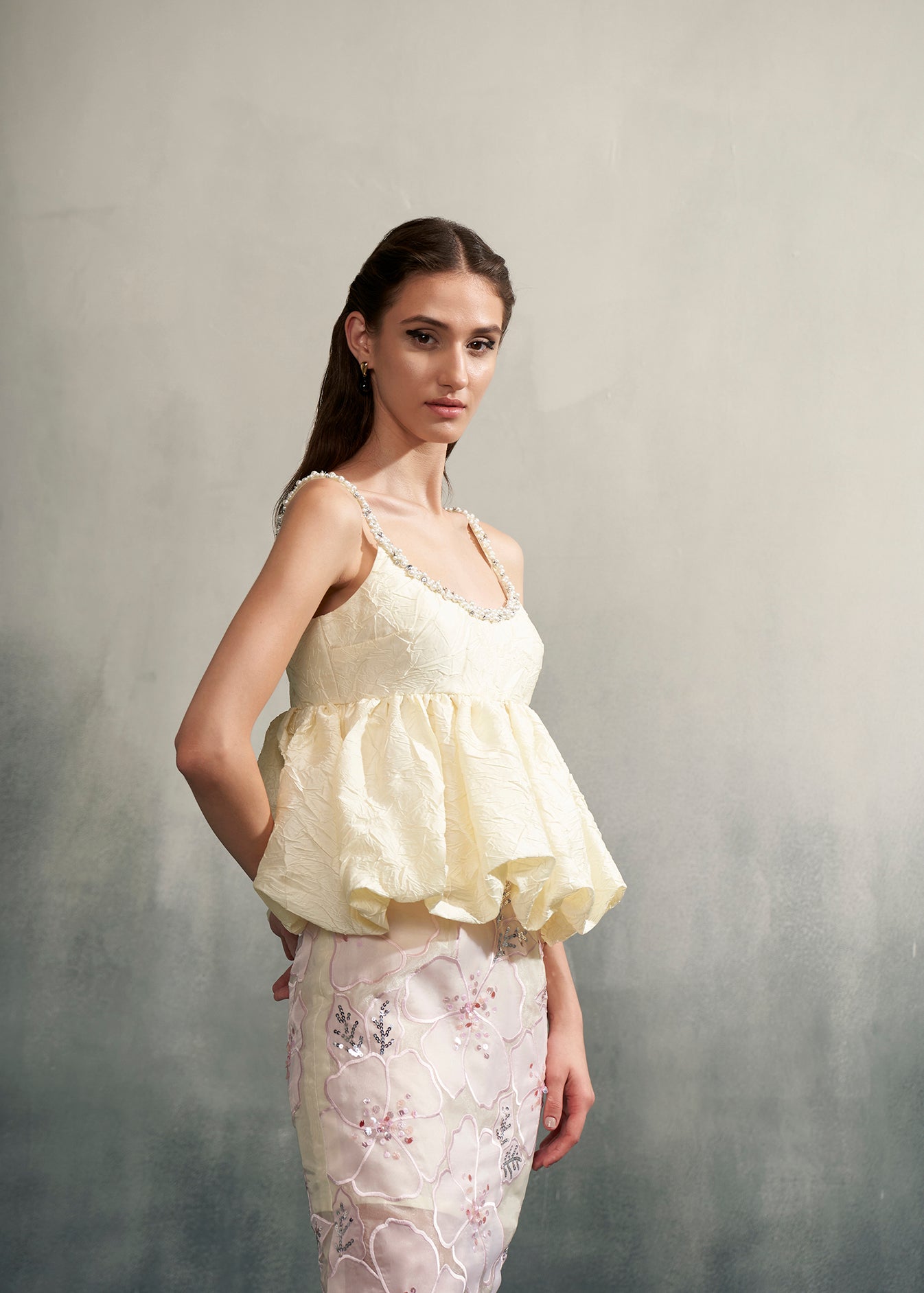 Embroidered Applique Skirt