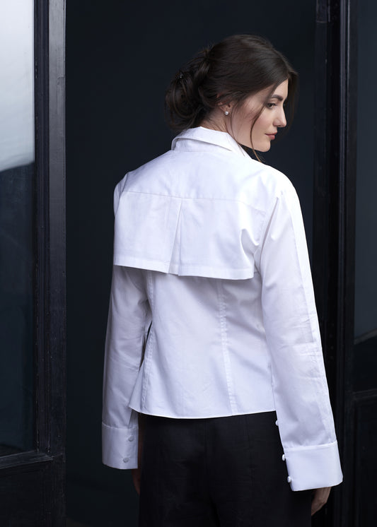 Double Placket Shirt With Sleeve Detailing